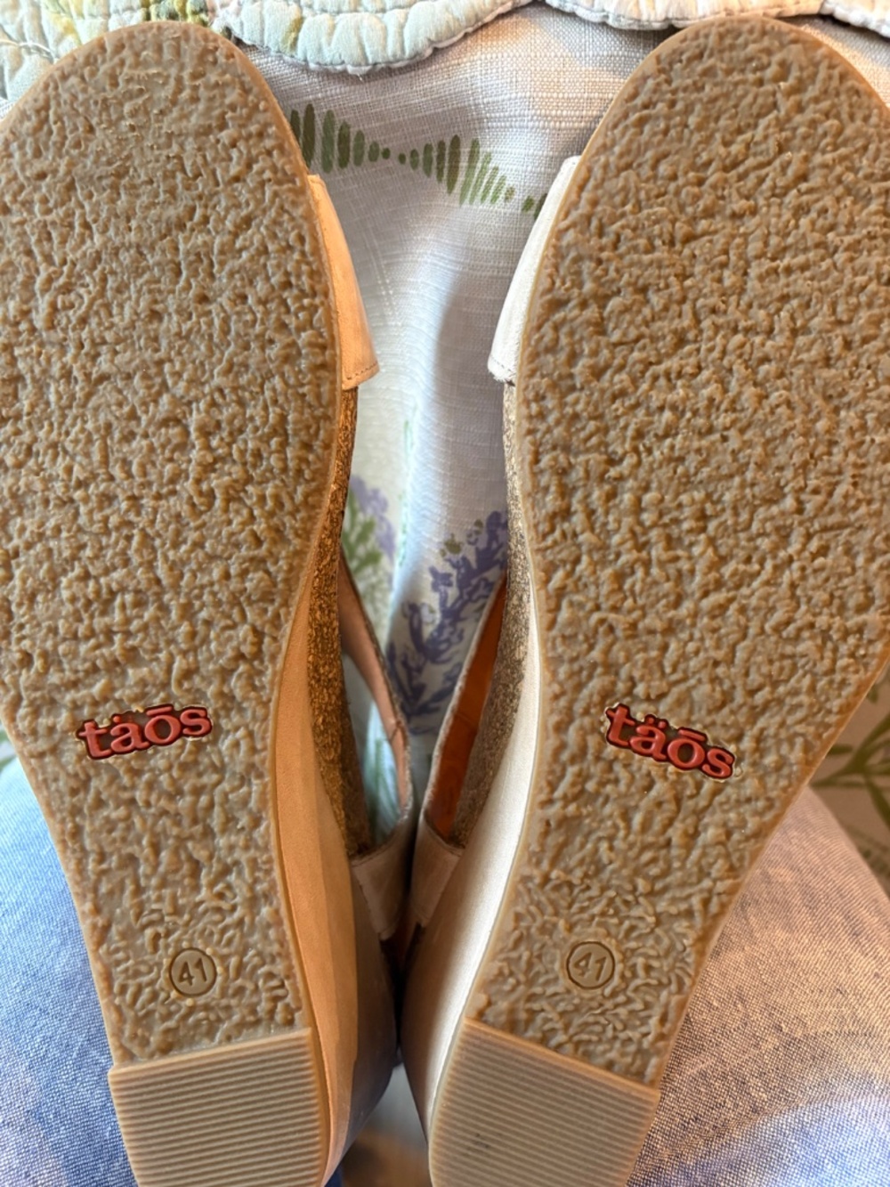 Taos sandals “ Sheila” Leather Wedges size 10-10.5 U.S. ( 41 EU) - Picture 3 of 10